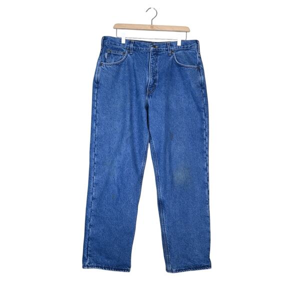 Carhartt Mens 36x30 Fleece Lined Straight Leg Jeans - Picture 1 of 10